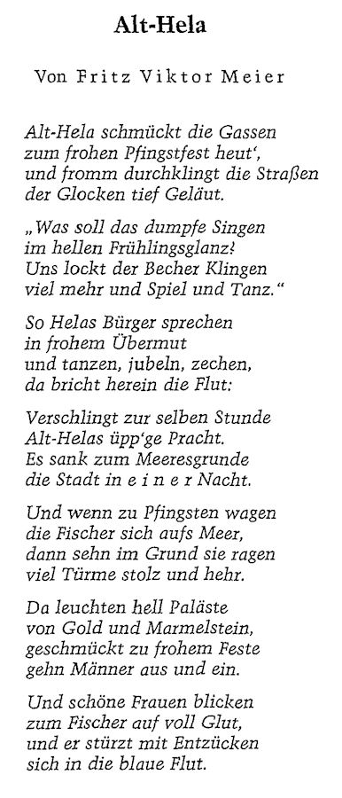 Alt-Hela - Gedicht